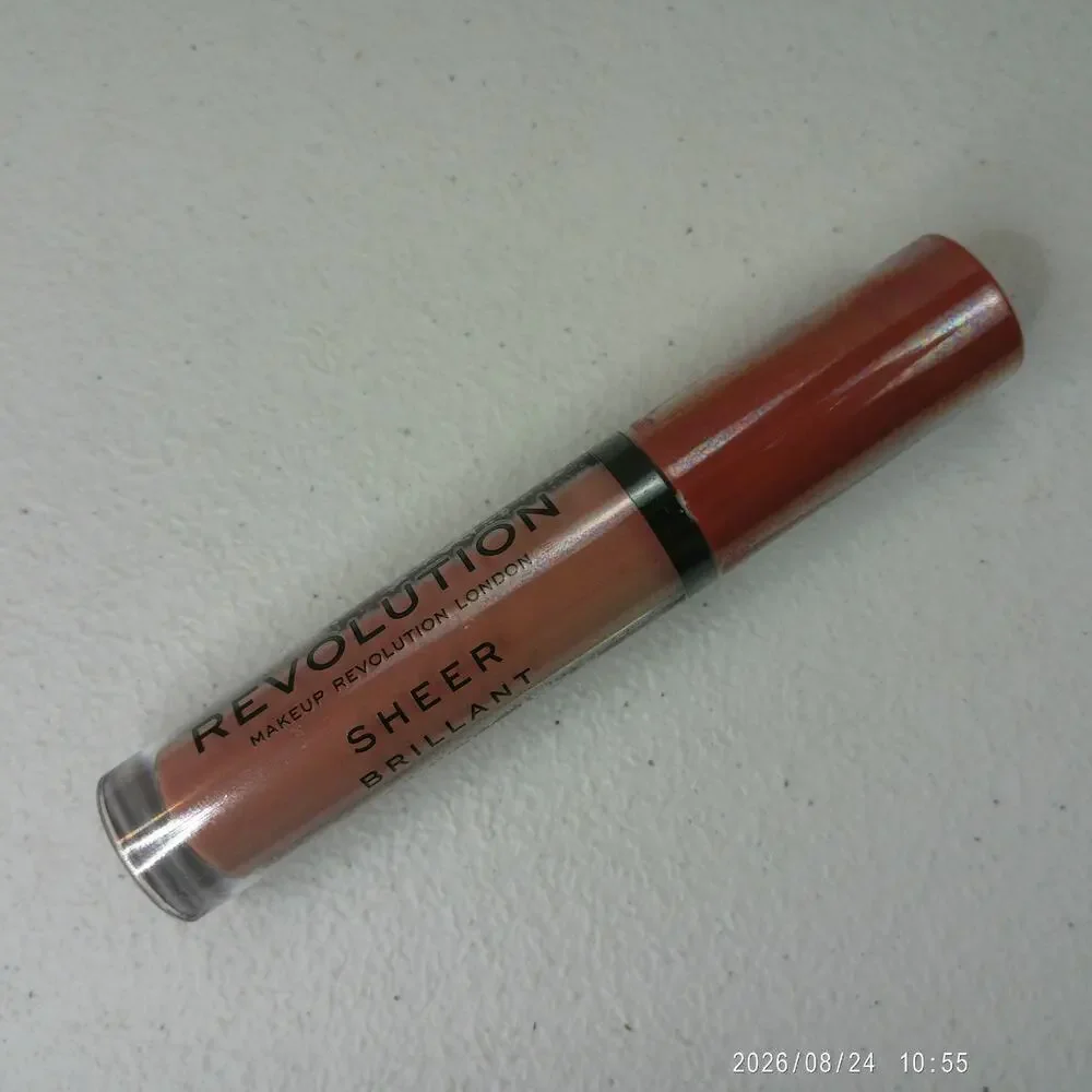 Makeup Revolution Beauty SHEER BRILLANT Lip Gloss #109 SHEER FEATURED Sealed